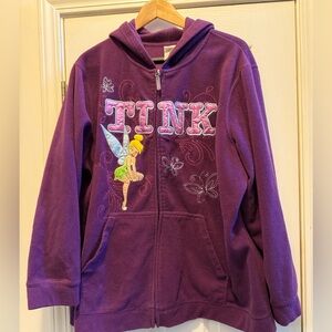 Disney Tinker Bell Fleece Full Zip Hoodie